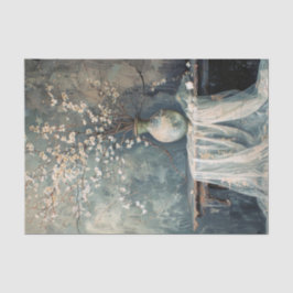 ロマンチックスチルライフムーディーズ花模様ティッシュペーパー 薄葉紙