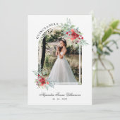 ロマンチックスペインのなアーチキンセアニラ写真フローラ 招待状 (スタンド正面)