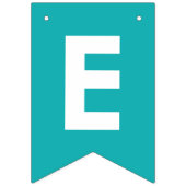 ロマンチックターコイズラブバレンタニ祝ー写真 バンティングフラッグ (第2の旗)