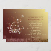 ロマンチックダンデロン庭園の結婚式 招待状 (正面/裏面)