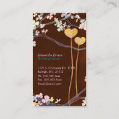 ロマンチックツーハートウェディングプランナー 名刺 (裏面)