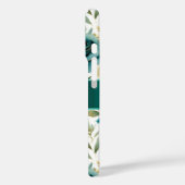 ロマンチックティール(緑がかった色)グリーンクリームバラフローラ Case-Mate iPhoneケース (裏面 / 左)