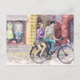 ロマンチックデート ポストカード