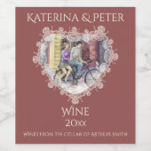 ロマンチックデート ワインラベル (シングルラベル)