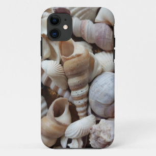 ロマンチックトロピカルエキゾチックシーシェルビーチラブ iPhone 11 ケース