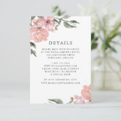 ロマンチックニュートラル赤面結婚フローラ詳細 エンクロージャーカード (スタンド正面)