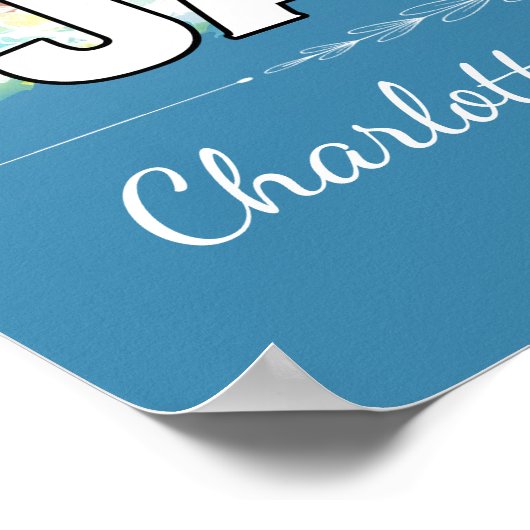 ロマンチックハネムーンバケーションジャマイカアイランドマップ ポスター (角)