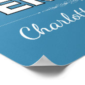 ロマンチックハネムーンバケーションヴェネツィアイタリアの地図 ポスター (角)