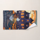 ロマンチックハロウィーン幽霊フェスティバル バスタオルセット (ハンドタオル)