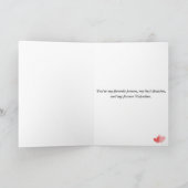 ロマンチックハーツのグリーティングカード カード (内部)