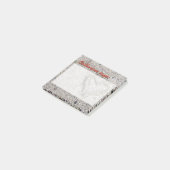 ロマンチックハートインサンドウィズカスタム文字 ポストイット (アングル)