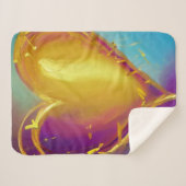 ロマンチックハートシェルパブランケット シェルパブランケット (正面(横))