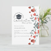 ロマンチックハートフローラ春卒業 招待状 (スタンド正面)