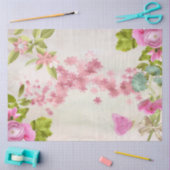 ロマンチックバラシリーズデザイン14 薄葉紙 (クラフト)