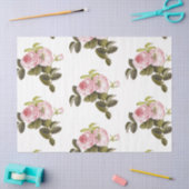ロマンチックバラシリーズデザイン15ティッシュペーパー 薄葉紙 (クラフト)