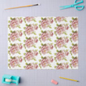 ロマンチックバラシリーズデザイン16ティッシュペーパー 薄葉紙 (クラフト)