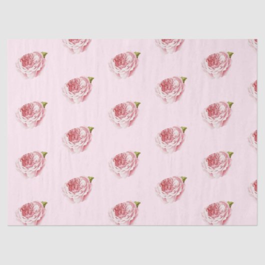 ロマンチックバラシリーズデザイン17ティッシュペーパー 薄葉紙 (正面)