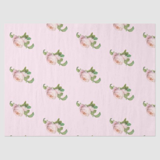 ロマンチックバラシリーズデザイン19ティッシュペーパー 薄葉紙 (正面)