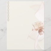 ロマンチックバラスクラップブック紙 (裏面)