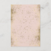 ロマンチックバラピンク金ゴールドフローラ詳細 エンクロージャーカード (裏面)