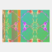 ロマンチックバラファベルゲインスパイア- ラッピングペーパーシート (正面)