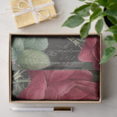 ロマンチックバラフランスのエフエマコラージュティッシュペーパー 薄葉紙 (ギフト)