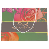 ロマンチックバラモノグラム ラージペーパーバッグ (正面)