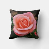 ロマンチックバラ植物芸術プリント クッション (裏面)