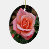 ロマンチックバラ植物芸術プリント セラミックオーナメント (右)
