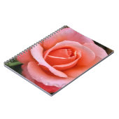 ロマンチックバラ植物芸術プリント ノートブック (左側)