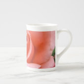 ロマンチックバラ植物芸術プリント ボーンチャイナマグカップ (右)