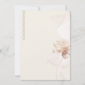 ロマンチックバラ結婚式招待状 招待状 (裏面)