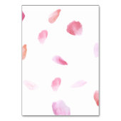 ロマンチックバラ花びら表番号 テーブルナンバー (裏面)