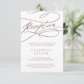 ロマンチックバラ金ゴールド書道披露宴 エンクロージャーカード (スタンド正面)