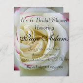 ロマンチックバラ·ブラウズ·ブライダル·シャワーの招待 招待状 (正面/裏面)