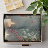 ロマンチックバレンタインデーバラワインティッシュペーパー 薄葉紙 (ギフト)