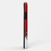 ロマンチックバレンタインラブハートレッド Case-Mate iPhoneケース (裏面/右)