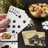 ロマンチックバーラップヴィンテージ金ゴールドブラックダマスク トランプ (インサイチュ)