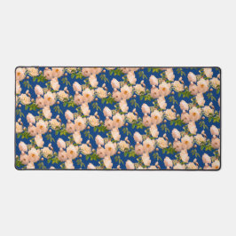 ロマンチックパウダーレッドローズ デスクマット