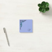 ロマンチックパステルスチームパンクゴシック モノグラムの ポストイット (オフィス)