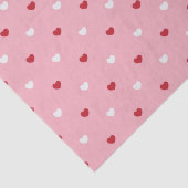 ロマンチックパターン（の模様が）あるなハートをテーマにした 薄葉紙 (詳細)