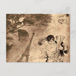 ロマンチックパリヴィンテージ ポストカード