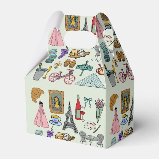 ロマンチックパリ フェイバーボックス (正面サイド)