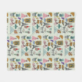 ロマンチックパリ フリースブランケット (正面(横))