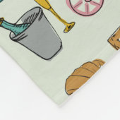 ロマンチックパリ フリースブランケット (角)