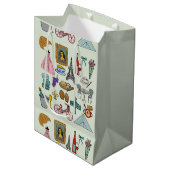 ロマンチックパリ ミディアムペーパーバッグ (正面アングル)