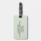 ロマンチックパリ ラゲッジタグ (裏面縦)