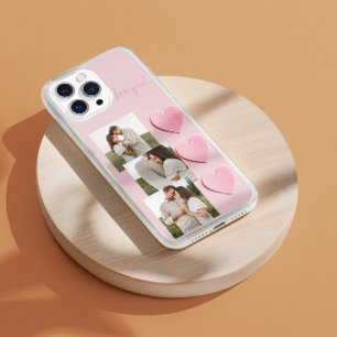 ロマンチックパーソナライズされたな写真と文字のiPhoneケース iPhone 16ケース