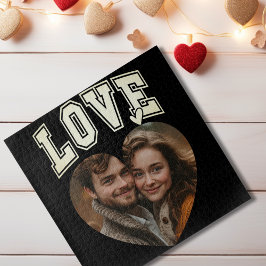ロマンチックパーソナライズされたフォトバレンタイン ジグソーパズル