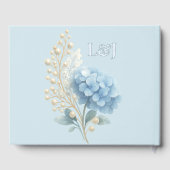 ロマンチックパールアジデンシアブルーワートレカラー結婚ズ ゲストブック (裏面)